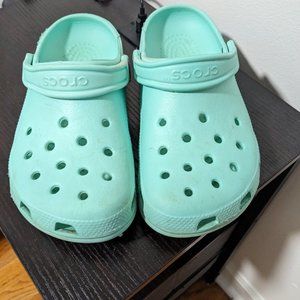 Teal Crocs Classic Clog Women's 7 / Men's 5